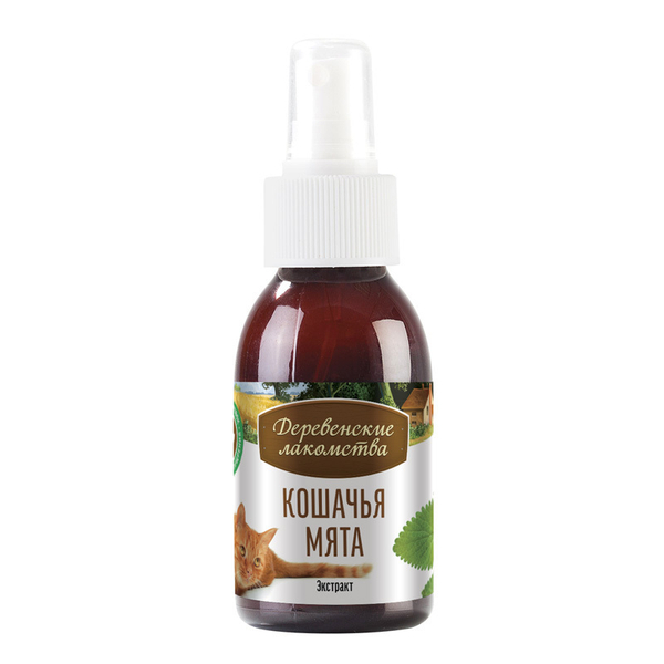 Экстракт кошачьей мяты 100 мл  Деревенские Лакомства