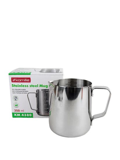 Молочник (питчер) 350 мл. из нержавеющей стали Kamille KM 4380