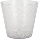 Горшок для цветов InGreen Manhattan Cristallo D160мм, 1,6 л c дренажной вставкой прозрачна