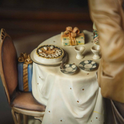 Винтаж: Фарфоровая мануфактура Capodimonte. «История Любви»
