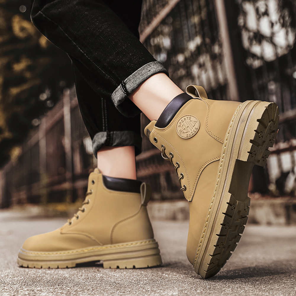 HUANAI 10.5cm Combat Boots Unisex