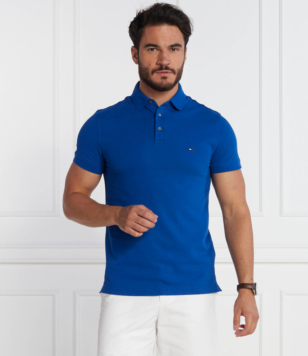 Поло 1985 Tommy Hilfiger - голубой(MW0MW17771)