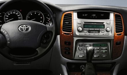 Магнитола для Toyota Land Cruiser 100, Lexus LX470 2002-2007 (экран климата снизу) - Parafar PF450LUX1FHD на Android 13, 8-ядер, 2Гб+32Гб, CarPlay, 4G SIM-слот