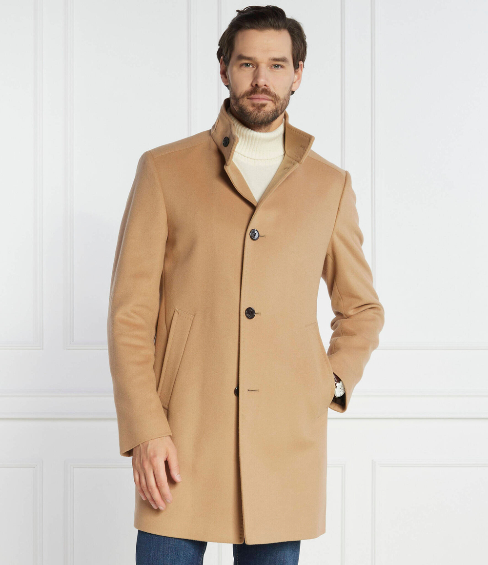 Хлопковое пальто Joop! - коричневый(30037689)