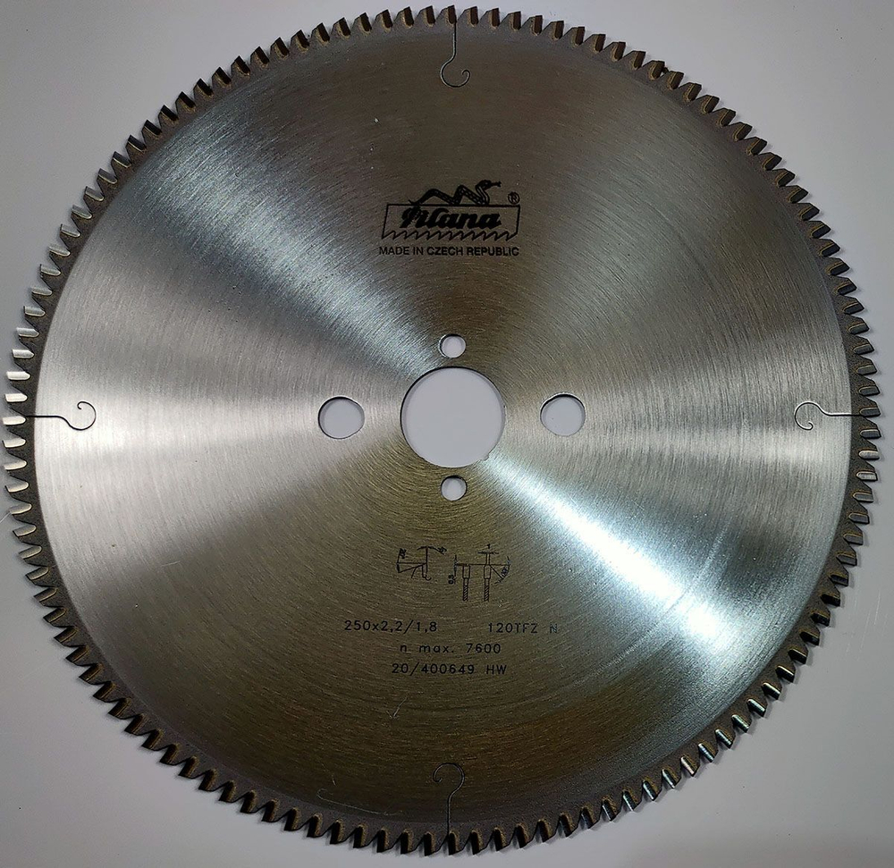 Пила дисковая TCT "Pilana" 250x2.2/1.8x30 z120 87.1 TFZ N