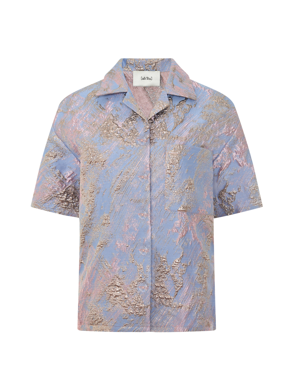 Abitu jacquard Purple rain shirt