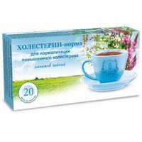 Чайный напиток «Холестерин - норма» ,ф/п, 20шт, кор. (ИП Гордеев М.В.)