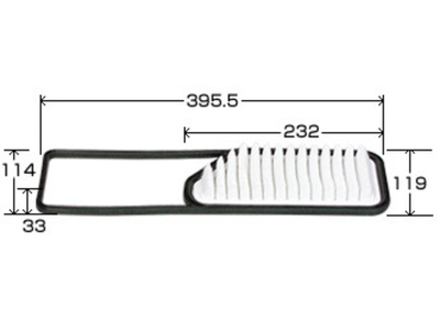 Фильтр  воздушный  VIC  A-750