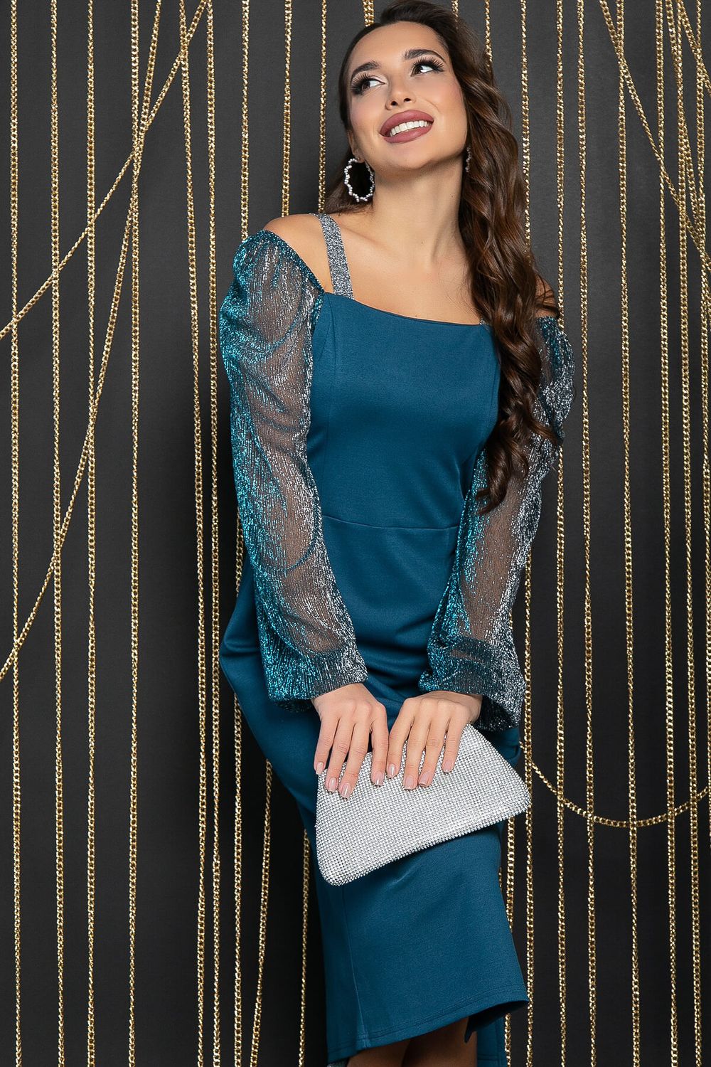 Платье Сивона (темно-лазурное) П11916 LT Collection