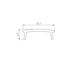 Экран ARH-DECORE-S12 Flat Frost (Arlight, Пластик) 023907