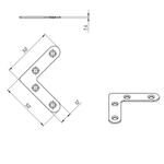 УГОЛЬНИК МЕТАЛЛИСТ УГ-50/1 ЦИНК