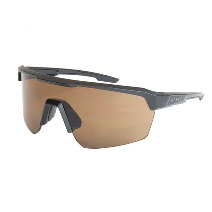 Спортивные очки OCEAN Route Matt Black / Grey Polarized lenses