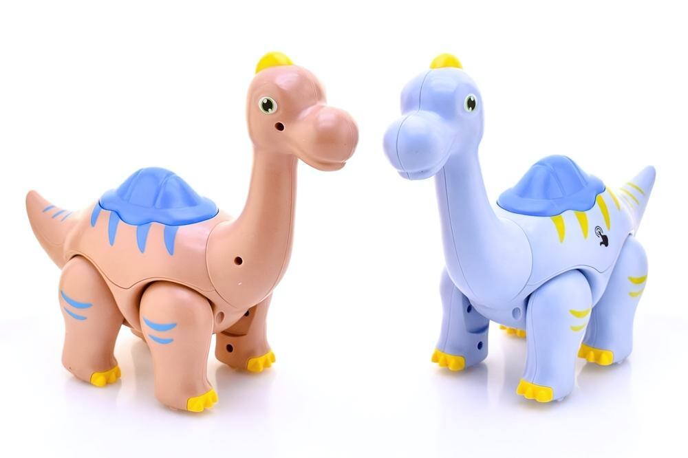 Конструктор магнитный Динозавр на бат. (свет, звук), коробка 6606