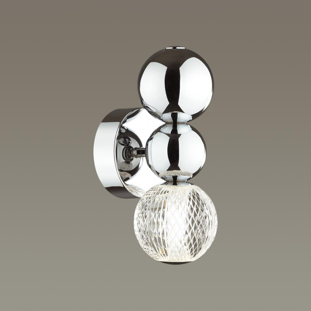Настенный светодиодный светильник Odeon Light CRYSTAL 5007/4WL