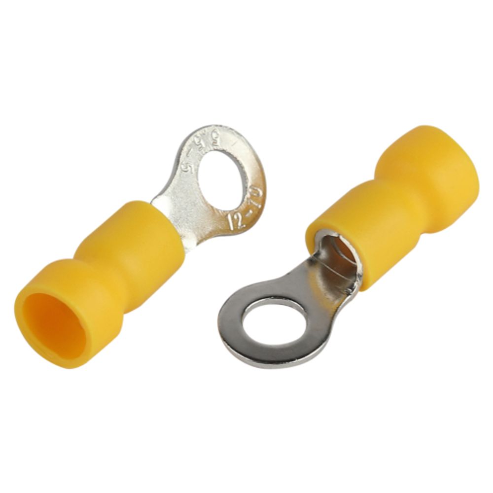 Наконечник кольцевой ЭРА NO-225-25 НКИ 6.0-5 с изолированным фланцем (упаковка 10 шт.) | Наконечники слаботочные