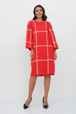 Платье 3-706/красный