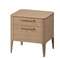 Тумба прикроватная Type 2 ящика ширина 50 см, массив дуба (натуральный дуб)