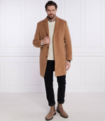 Хлопковое пальто dc wool mix Tommy Hilfiger - светло-коричневый(MW0MW32963)