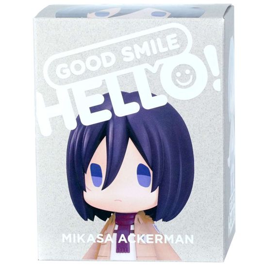 Фигурка Аниме HELLO! GOOD SMILE Атака титанов Микаса 10см 4580416929837 / Фигурка по мотивам аниме "Атака Титанов", Микаса Аккерман