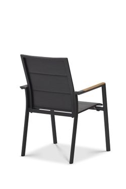 Andy, стул антрацит, алюминий/текстилен