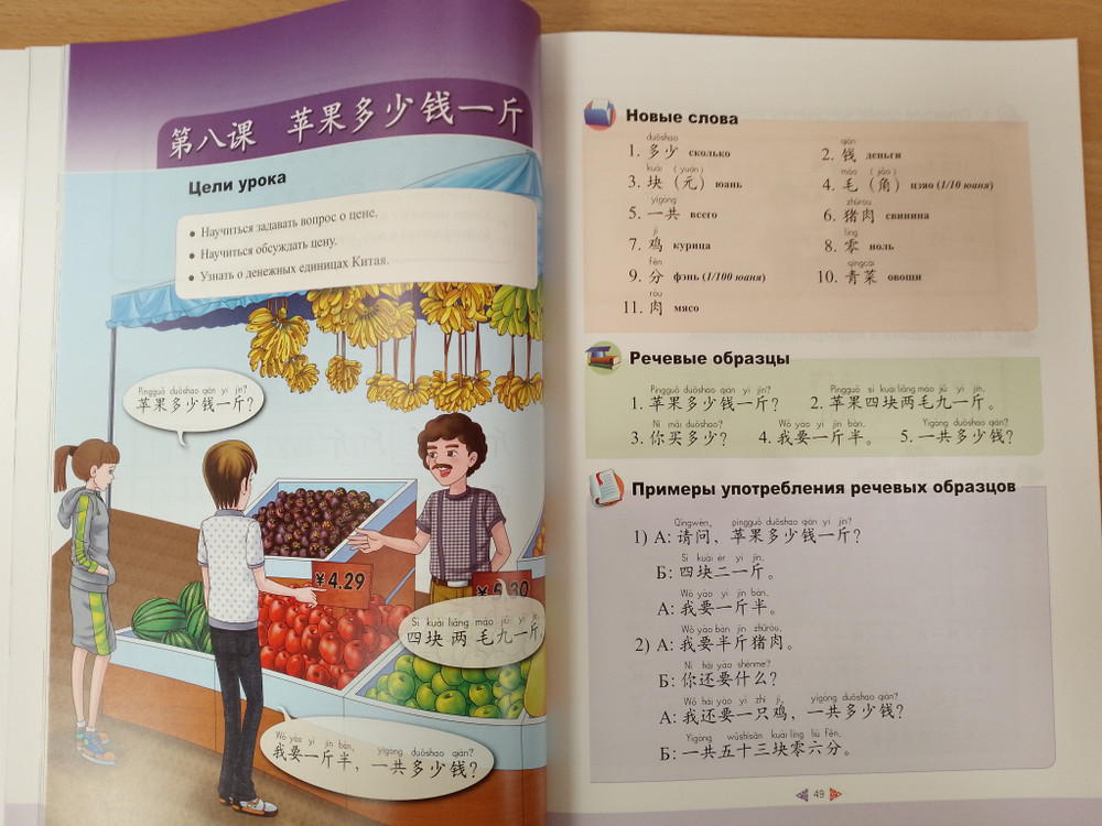 Веселый урок. Китайский язык для школьников. Вторая часть - Учебник