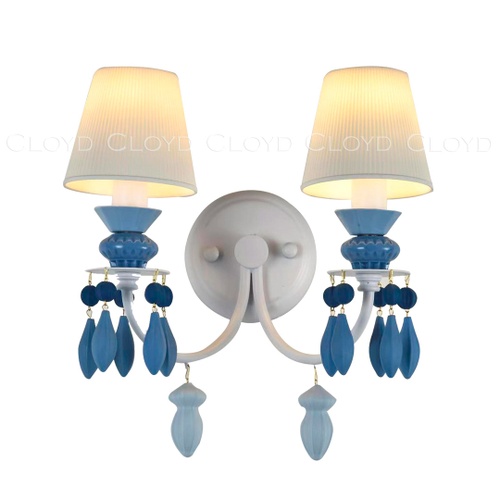 Бра Cloyd LOTTIE-D W2 - голубая керамика (арт.20413)