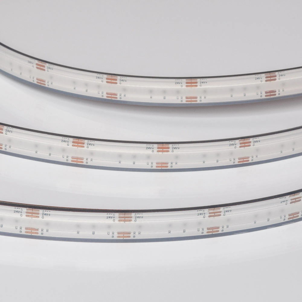 Светодиодная лента герметичная CSP-PFS-X540-12mm 24V RGB (15 W/m, IP68, TWP100, 5m) (Arlight, -) 051234