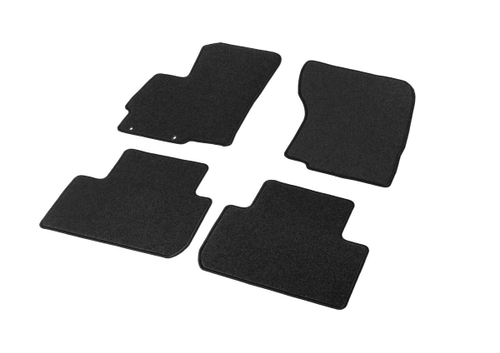 Коврики текстильные в салон автомобиля AutoFlex Standard для Mitsubishi Outlander III поколение 2012-2018 2018-н.в., 4 частей, графит, с крепежом, 4400101