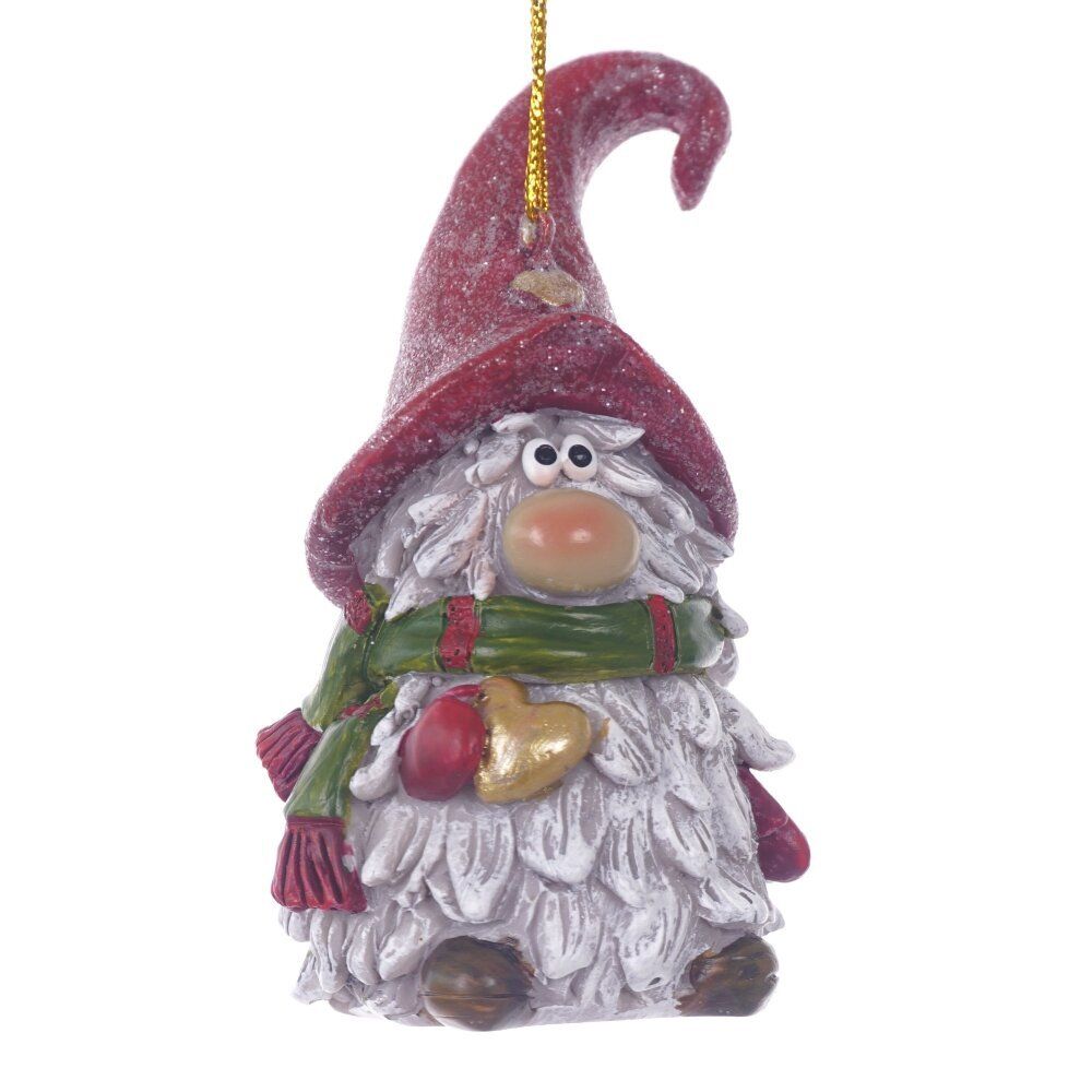 GAEM Фигурка декоративная подвесная "Гном", L5,5 W5 H10 см, 2в.