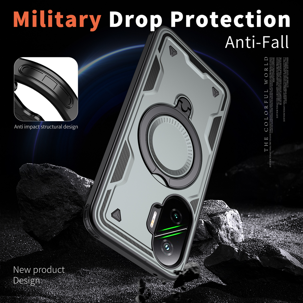 Чехол Magneto Case с кольцом для Poco F7 5G