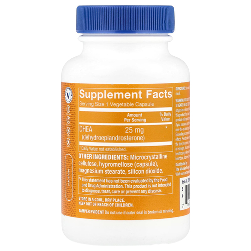 The Vitamin Shoppe, ДГЭА, 25 мг, 120 растительных капсул