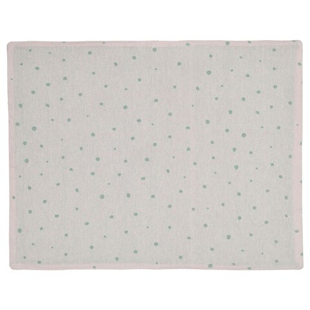 IKEA NISSÖGA  (ИКЕА НИССÖГА)  -  Коврик, белый/светло-голубой, 45x35 см