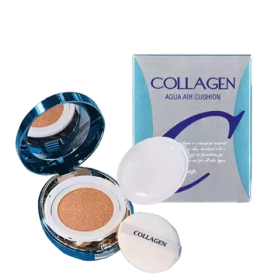 [ENOUGH] Тональный кушон КОЛЛАГЕН Collagen Aqua Air Cushion SPF50+ PA+++ (21), 15 гр