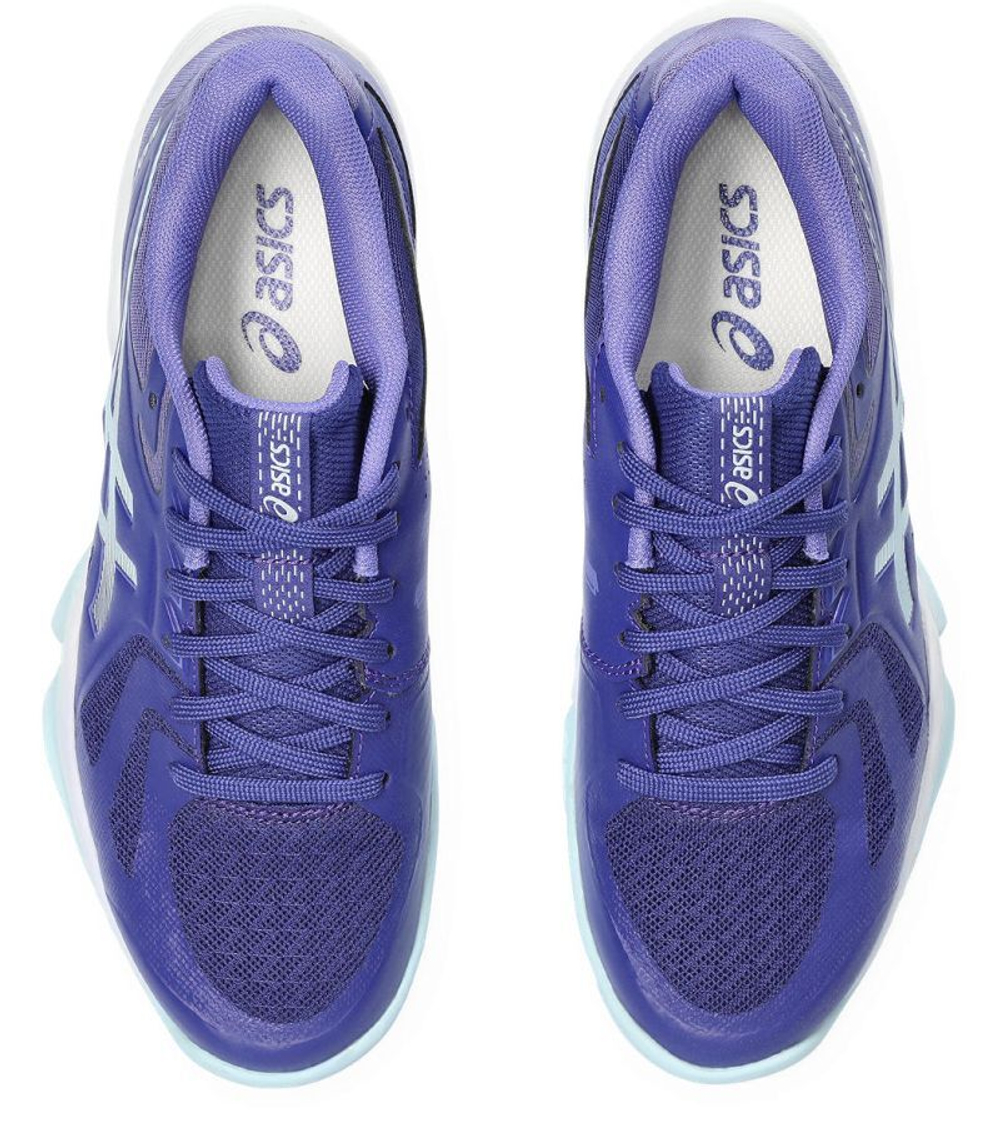 Женские кроссовки для бадминтона/сквоша Asics Blade FF - eggplant/aquamarine