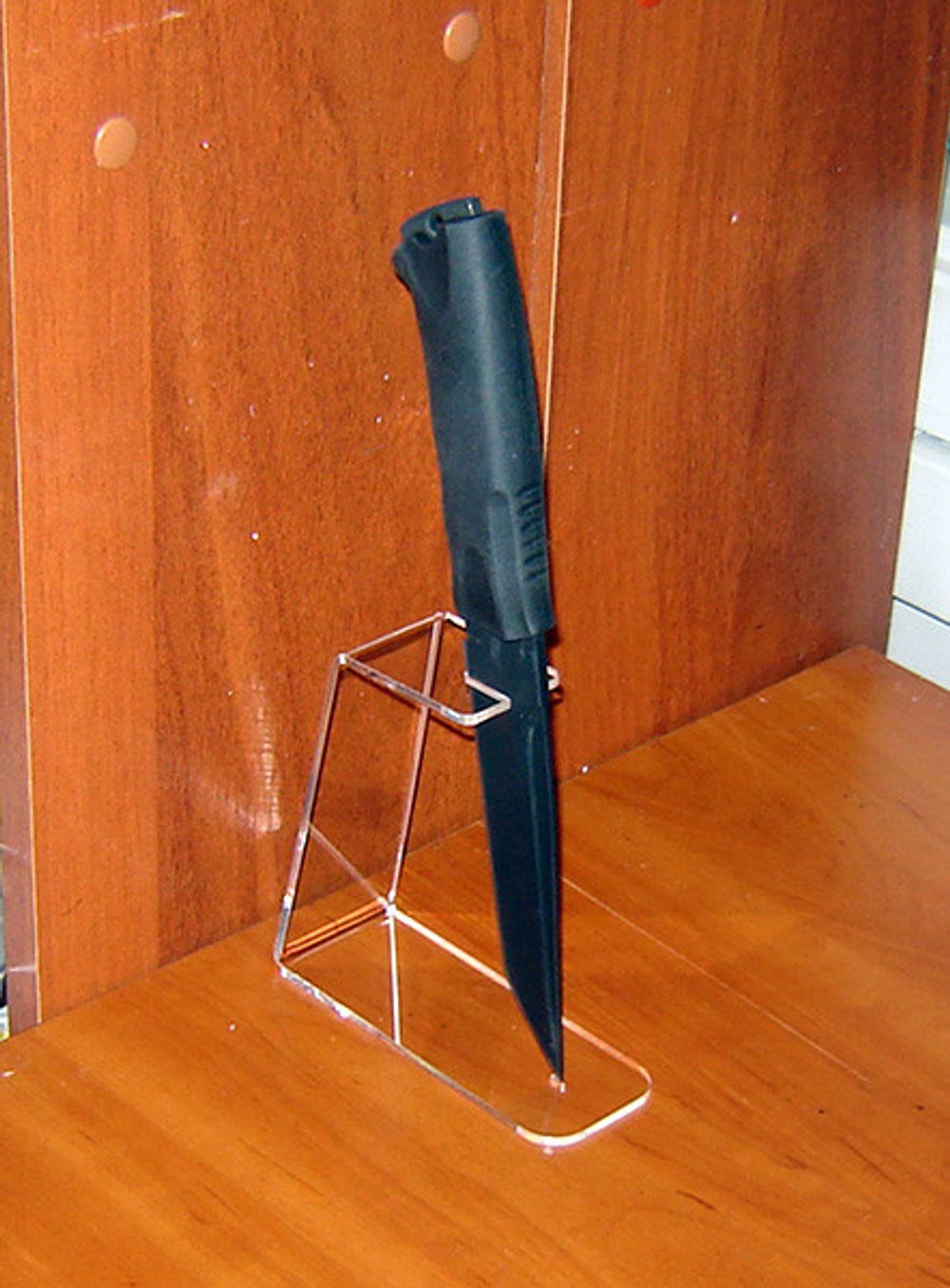 Подставка под ножи одинарная 50х123х125 мм