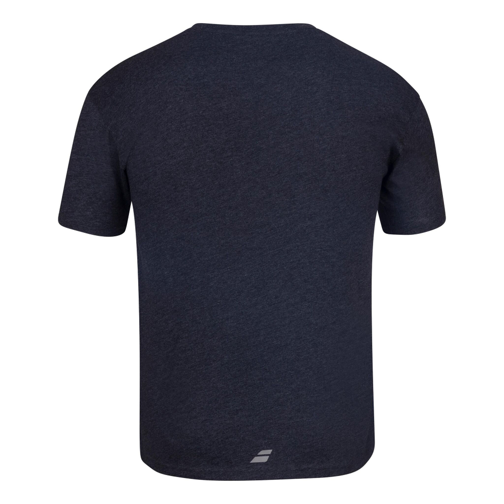 Мужское теннисное поло Babolat Exercise T-Shirt Men - Black, Grey