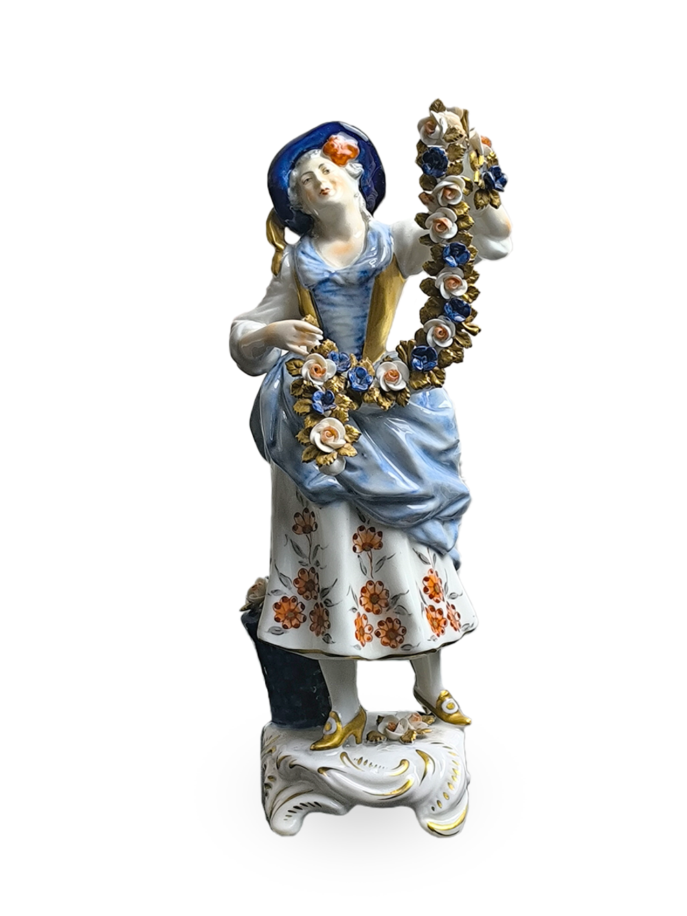 Фарфоровая статуэтка "Продавцы цветов" Kammer, Германия