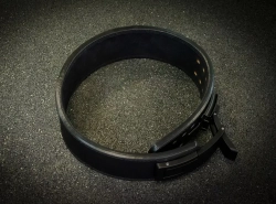 Пояс с карабином из кожи XL