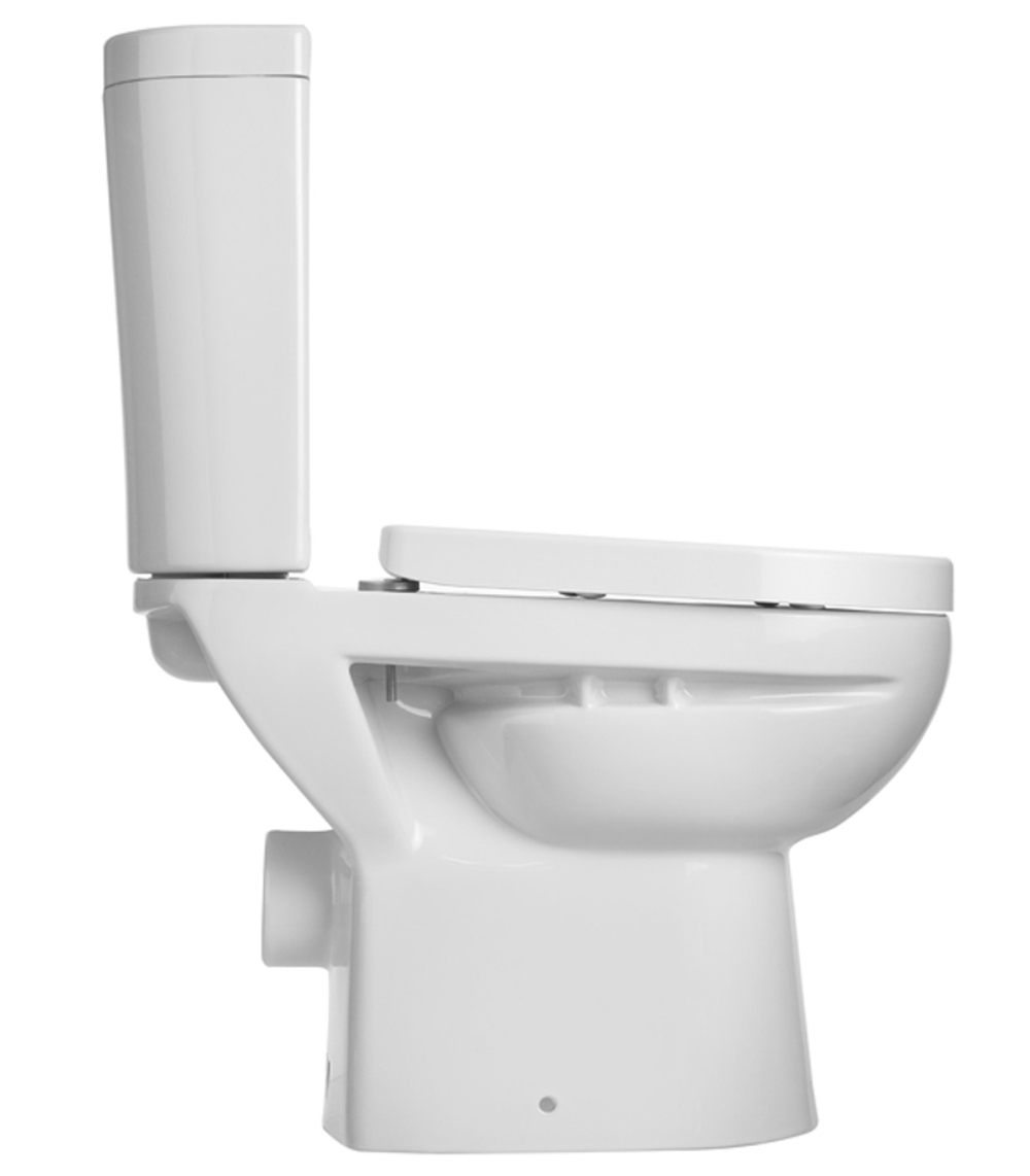 УНИТАЗ-КОМПАКТ W103 HOME DE LUXE C 2 УРОВНЕВОЙ АРМАТУРОЙ, СИДЕНЬЕМ  НЕПТУН И БОЛТАМИ КРЕПЛЕНИЯ