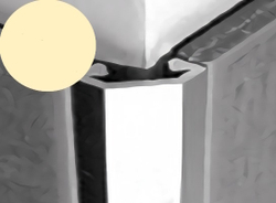 Алюминиевый универсальный соединительный профиль для внутренних и внешних углов шампань IJU