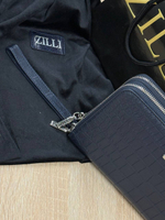 Портмоне Zilli из кожи крокодила