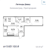 Жилой Комплекс "ЛЕГЕНДЫ ДЕВАУ" Комфорт-класс г. Калининград, ул. Пригородная