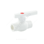 Кран шаровой PP-R белый Дн 50 внутренняя пайка OPTIMA VALFEX VALF 10145050