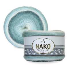 Пряжа Angora Luks Color, 150г, 810м, 80%акрил,15%шерсть, 5%мохер (цена за 1шт)
