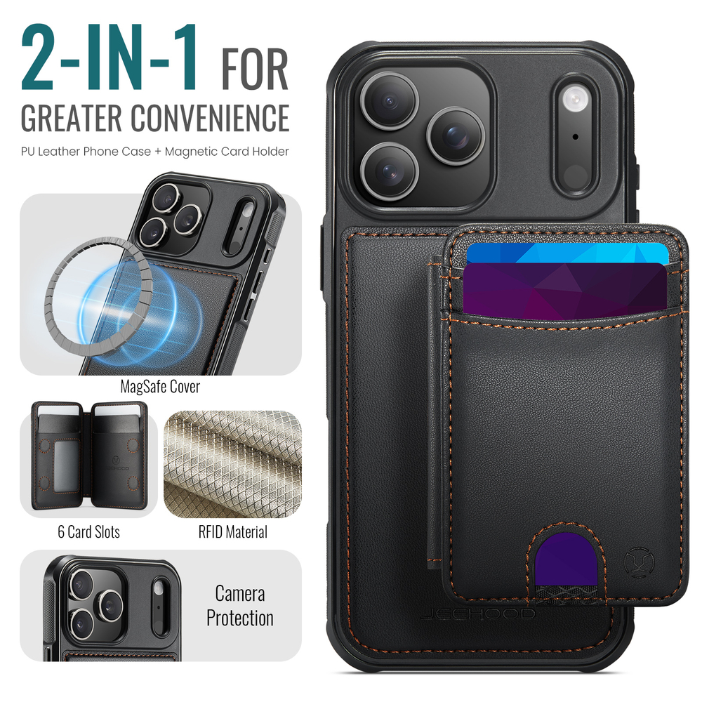 Чехол CaseMe Cardholder 2 in 1 iPhone 17 Pro Max