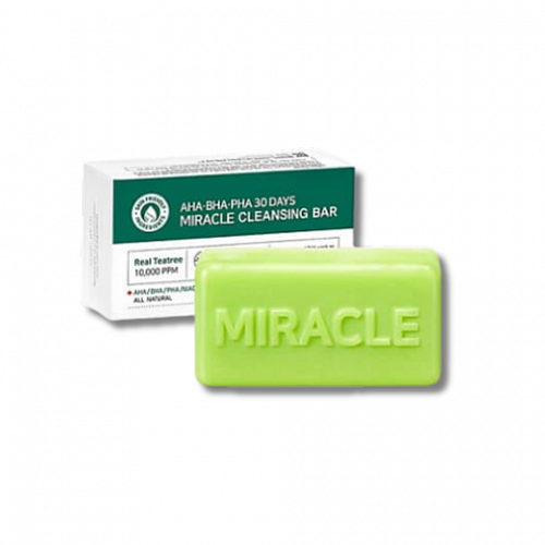 Some By Mi AHA-BHA-PHA 30 Days Miracle Cleansing Bar, 106g - Очищающее мыло для проблемной кожи