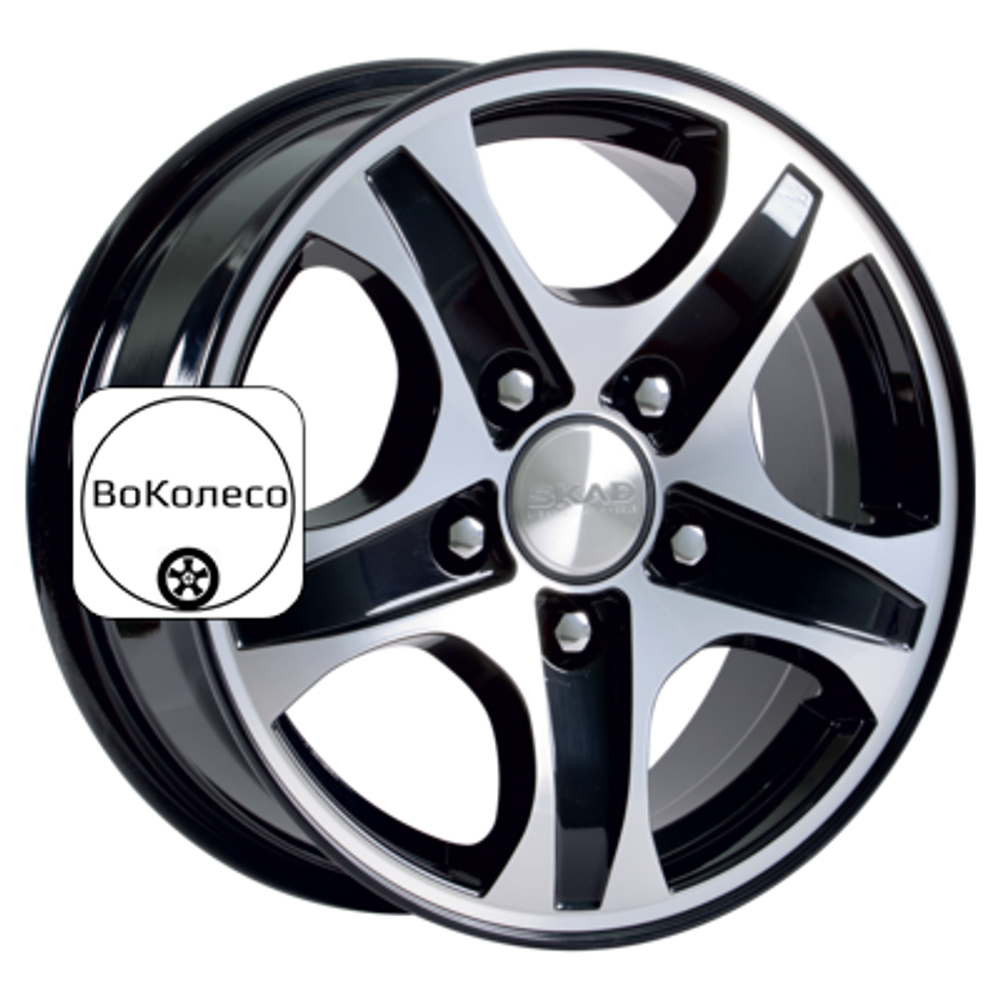 6,5x16/5x139,7 ET43 D98,5 Калипсо (КЛ089) Алмаз СКАД