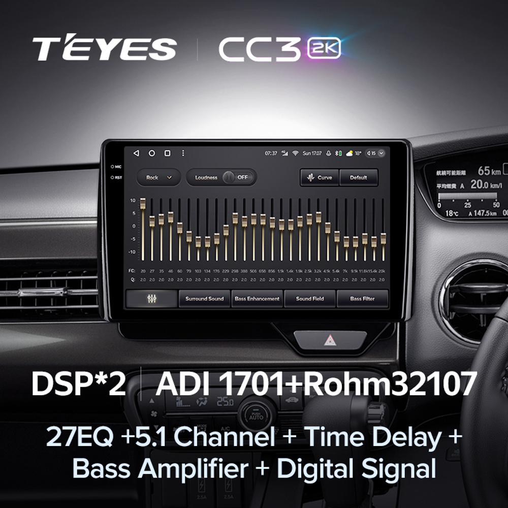 Teyes CC3 2K 10,2"для Honda N-BOX II 2017-2021 (прав)