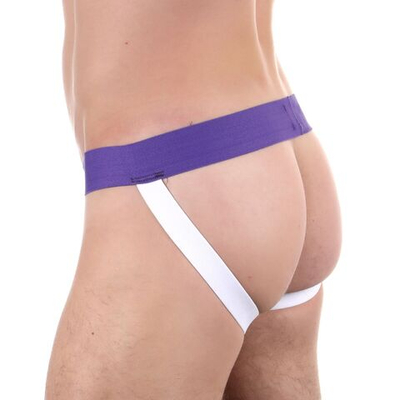 Салатовые трусы-джоки с контрастной полосой и брендированным поясом (Размер: XL) (Цвет: салатовый)