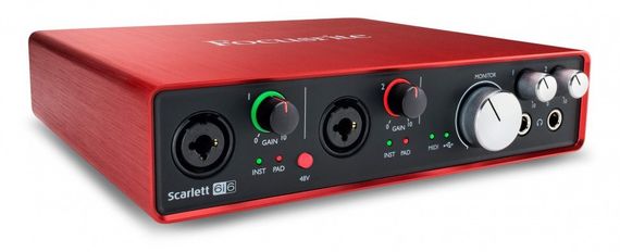 FOCUSRITE Scarlett 6i6 2nd Gen USB